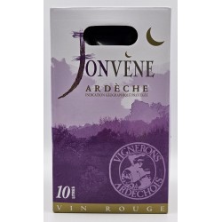 Vignerons Ardechois - Igp Ardeche Rouge Fonvene Bib 10 Litres | French Wine